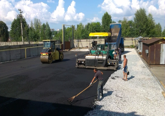 Устройство автодорог в Купавне и Балашихинском районе